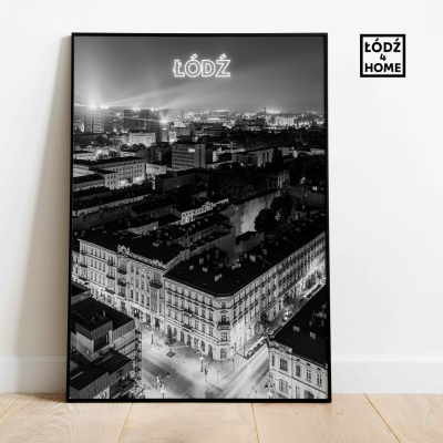 Plakat Łódź - panorama Łodzi